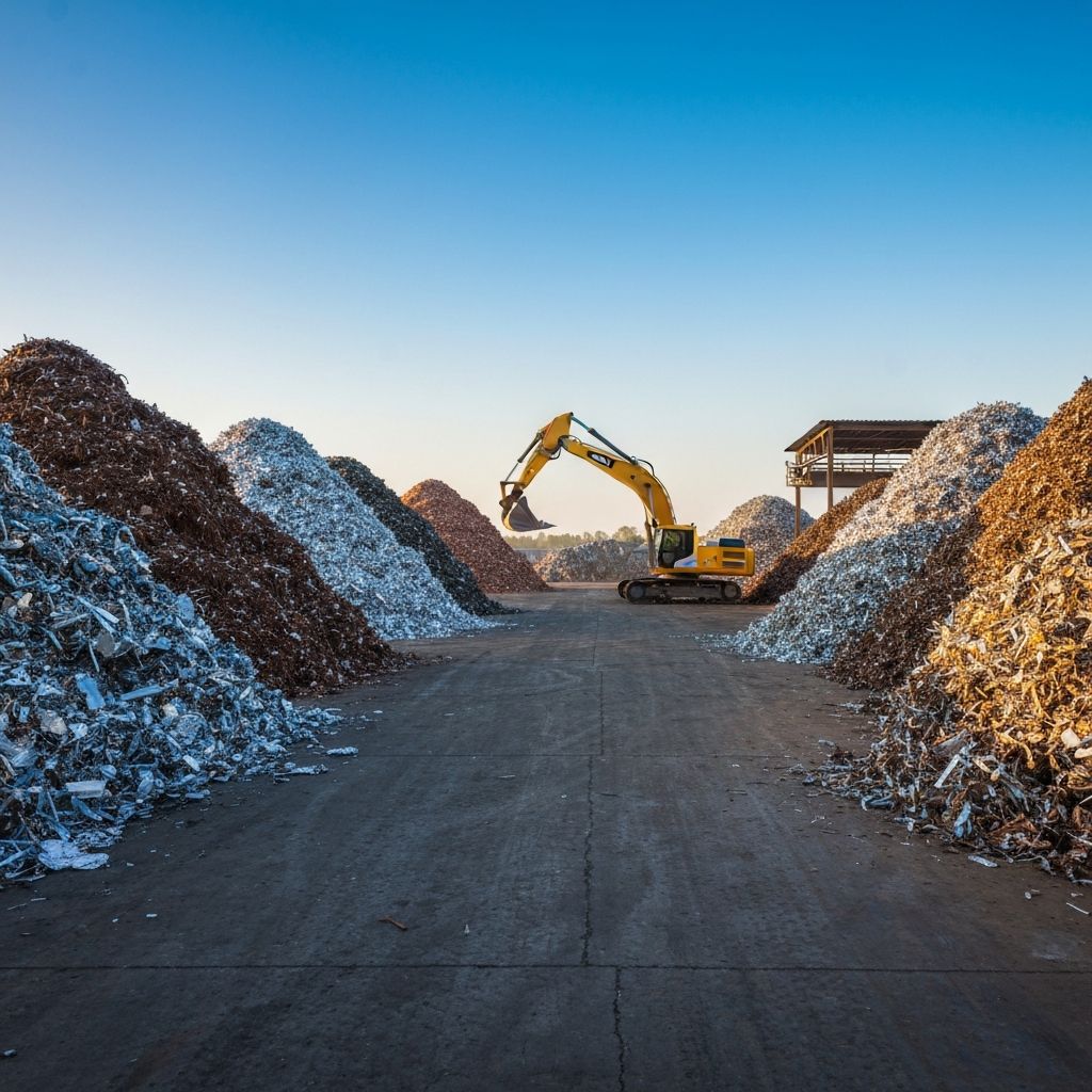 Instalaciones de reciclaje de metales en Madrid